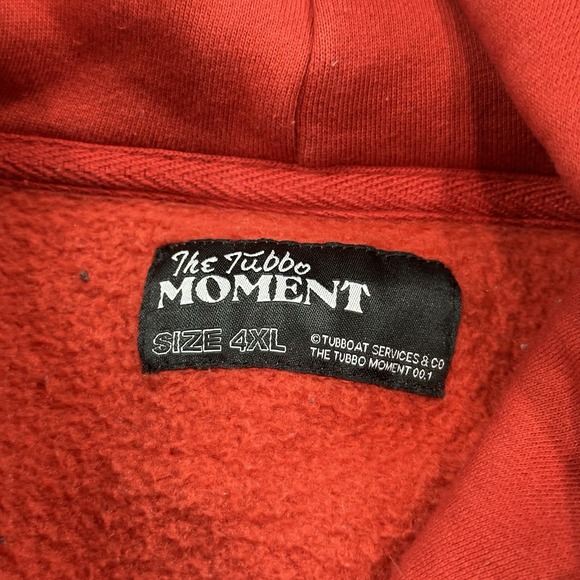 The Tubbo Moment Hoodie Adult 4XL (3XL) Red Pullover Ukulele Guitar Tubboat Bee‎ - Picture 9 of 15